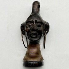 Broche Pingente Vintage Martha Dormitório Ubangi Mulher Oversized Étnico Tribal comprar usado Broche Pingente Vintage Martha Dormitório Ubangi Mulher Oversized Étnico Tribal comprar usado  Enviando para Brazil