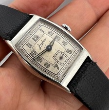 RELÓGIO VINTAGE JUNGHANS RETANGULAR MASCULINO MILITAR FEITO NA ALEMANHA TANQUE CAL 80 comprar usado  Enviando para Brazil