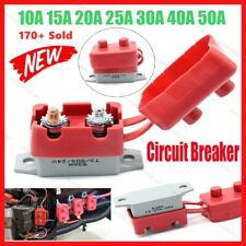 Disjuntor e tampa 10-50A AMP 12V fusível de bateria dupla redefinição automática comprar usado  Enviando para Brazil