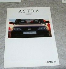 Folheto de vendas imobiliárias OPEL ASTRA MERIT SALOON HATCHBACK Jan 1995 Em Holandês comprar usado  Enviando para Brazil