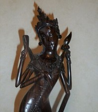 Standfigur ebenholz indische gebraucht kaufen  Illingen