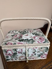 Vintage floral sewing for sale  RAYLEIGH