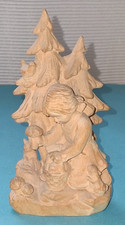 Holzfigur geschnitzt mädchen gebraucht kaufen  Ingolstadt