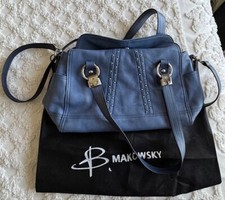 Makowsky blue satchel for sale  Tampa