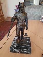 Bronzefigur 31cm marmorsockel gebraucht kaufen  Hannover