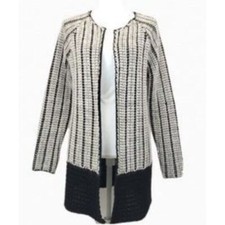 VENDA! Maison Pholya! Cardigã de crochê M italiano mistura alpaca preto espinha de peixe comprar usado  Enviando para Brazil
