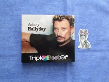 Johnny hallyday triple d'occasion  Boulogne-sur-Mer
