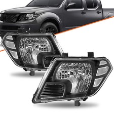 Para 2009-2021 Nissan Frontier Truck faróis pretos faróis esquerdo e direito par comprar usado  Enviando para Brazil