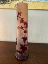 Vase décor rubis d'occasion  Baccarat