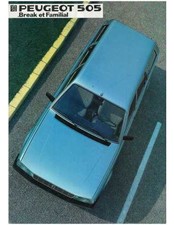 Brochure peugeot 505 d'occasion  Paris XX