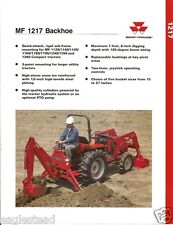 Folheto para trator agrícola - Massey Ferguson - Retroescavadeira MF 1217 - 1996 (F2219) comprar usado  Enviando para Brazil