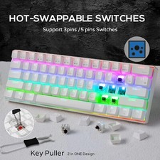 Teclado mecânico RK ROYAL KLUDGE RK61 60% de alta qualidade, 2.4Ghz comprar usado  Enviando para Brazil