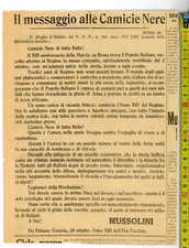 Fascismo marcia roma usato  Milano