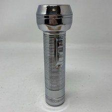 Lanterna vintage Rayovac cromada tocha código morse pisca Taiwan testada funcionando comprar usado  Enviando para Brazil
