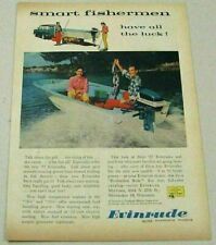 1957 Impressão Ad Evinrude Motores de Popa Casal Feliz Peixe em Fibra Barco Artesanal comprar usado  Enviando para Brazil