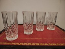 Crystal glass tumblers for sale  DONCASTER