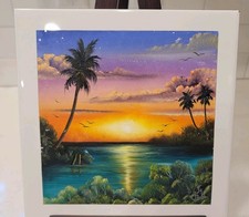 Hand painted tropical for sale  Hartford