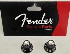 2 botões amplificadores rotativos Fender 180 SS genuínos preto cromado 0054419049 frete grátis comprar usado  Enviando para Brazil