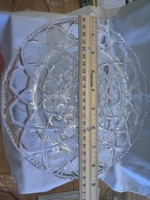 cut vintage plate cake glass for sale  Bellefonte