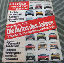 AMS 25/1975 Opel Kadett GT/E, NSU Ro 80, Jensen Interceptor II comprar usado  Enviando para Brazil