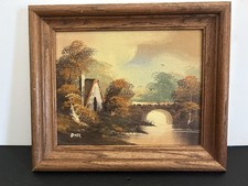Framed oil cottage for sale  Santa Maria