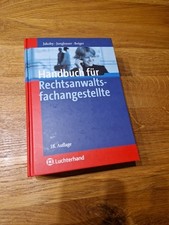 Handbuch rechtsanwaltsfachange gebraucht kaufen  Landshut