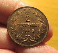 Centesimi 1905 fdc usato  Vaglio Serra