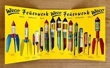 Weco feuerwerk schautafel gebraucht kaufen  Hamburg
