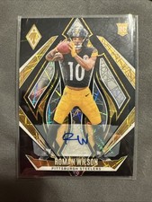 2024 Phoenix Roman Wilson-Autógrafo Laser Preto- Raro (RC) Steelers #235 comprar usado  Enviando para Brazil