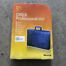 Microsoft Office 2010 Professional Word Excel Powerpoint Outlook Access DVD na sprzedaż  Wysyłka do Poland