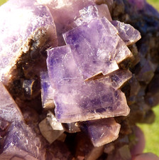Purple fluorite crystal for sale  BLACKPOOL