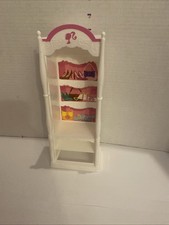Armário armário casa dos sonhos Barbie branco rosa móveis para casa de bonecas comprar usado  Enviando para Brazil