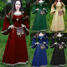 Fantasia renascentista feminina manga longa medieval vestido de fada comprar usado  Enviando para Brazil