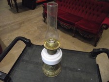 Vintage glass hurricane for sale  CINDERFORD