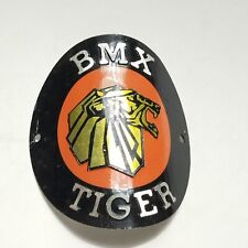 Emblemas de tubo de cabeça emblema NOS BMX TIGER bicicleta preta  comprar usado  Enviando para Brazil