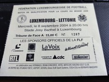 Ticket luxemburg lettland gebraucht kaufen  Berlin