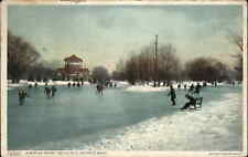 Cartão postal Detroit Michigan MI Belle Isle patinação no gelo Detroit Pub c1900s-20s comprar usado  Enviando para Brazil