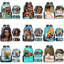 Cosplay Filme Moana Maui Gramma Mochila Infantil Estudante Bolsa Escolar Conjunto Estojo Lápis comprar usado  Enviando para Brazil