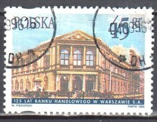 Poland 1995 Handlowy Bank, Warsaw, 125th Anniv. - Mi 3546 - used na sprzedaż  PL