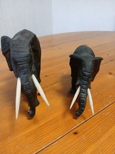 Schwarze dekoelefanten holz gebraucht kaufen  Wuppertal