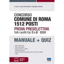 Libro preparazione concorsi usato  Italia