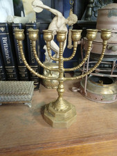 Brass menorah hannukah for sale  ILKESTON