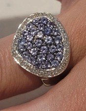 Vian tanzanite diamond for sale  Orange