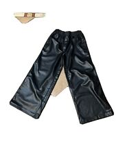 Pantaloni ecopelle larghi usato  Falconara Marittima