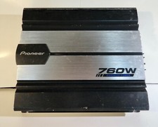 Amplificador ponteável Pioneer GM-5100T 2 canais 760W não testado 4 peças LEIA comprar usado  Enviando para Brazil