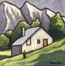 Tableau paysage montagne d'occasion  Saint-Erme-Outre-et-Ramecourt