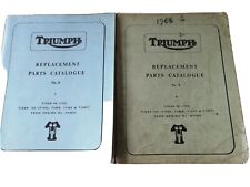 Triumph parts catalogues for sale  LYMINGTON