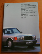Prospekt mercedes 126 gebraucht kaufen  Schorndorf