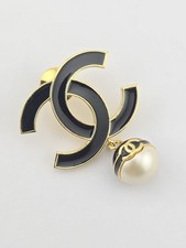 Chanel gold black for sale  LONDON