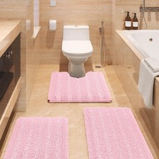 Striped pink bathroom for sale  Eugene